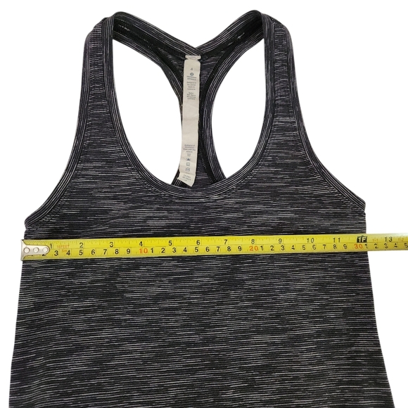LULULEMON Cool Racerback II Wee Are From Space Deep Coal Battleship size 4 - Picture 8 of 10